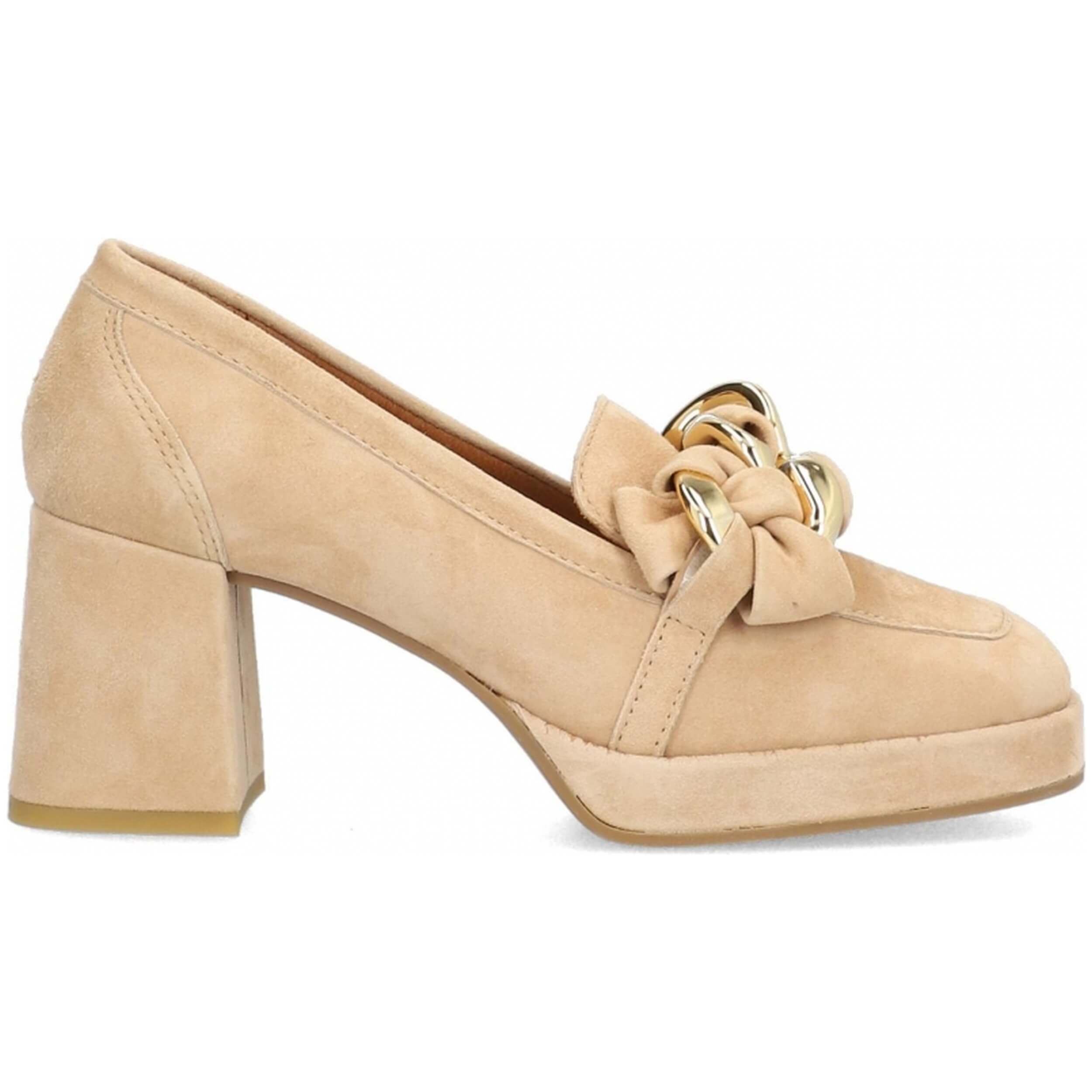 Sandalias De Tacon Alpe para Mujer en color Beige