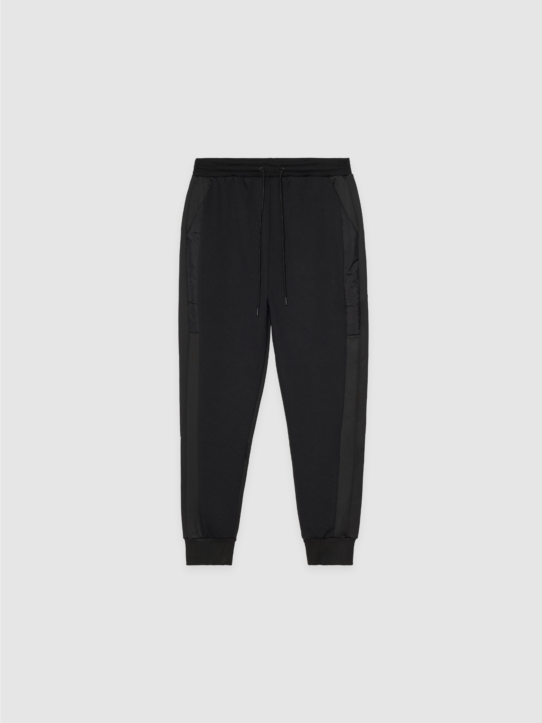 Pantalón jogger deportivo de felpa, bolsillos frontales y traseros, cintura elástica con cordones INSIDE