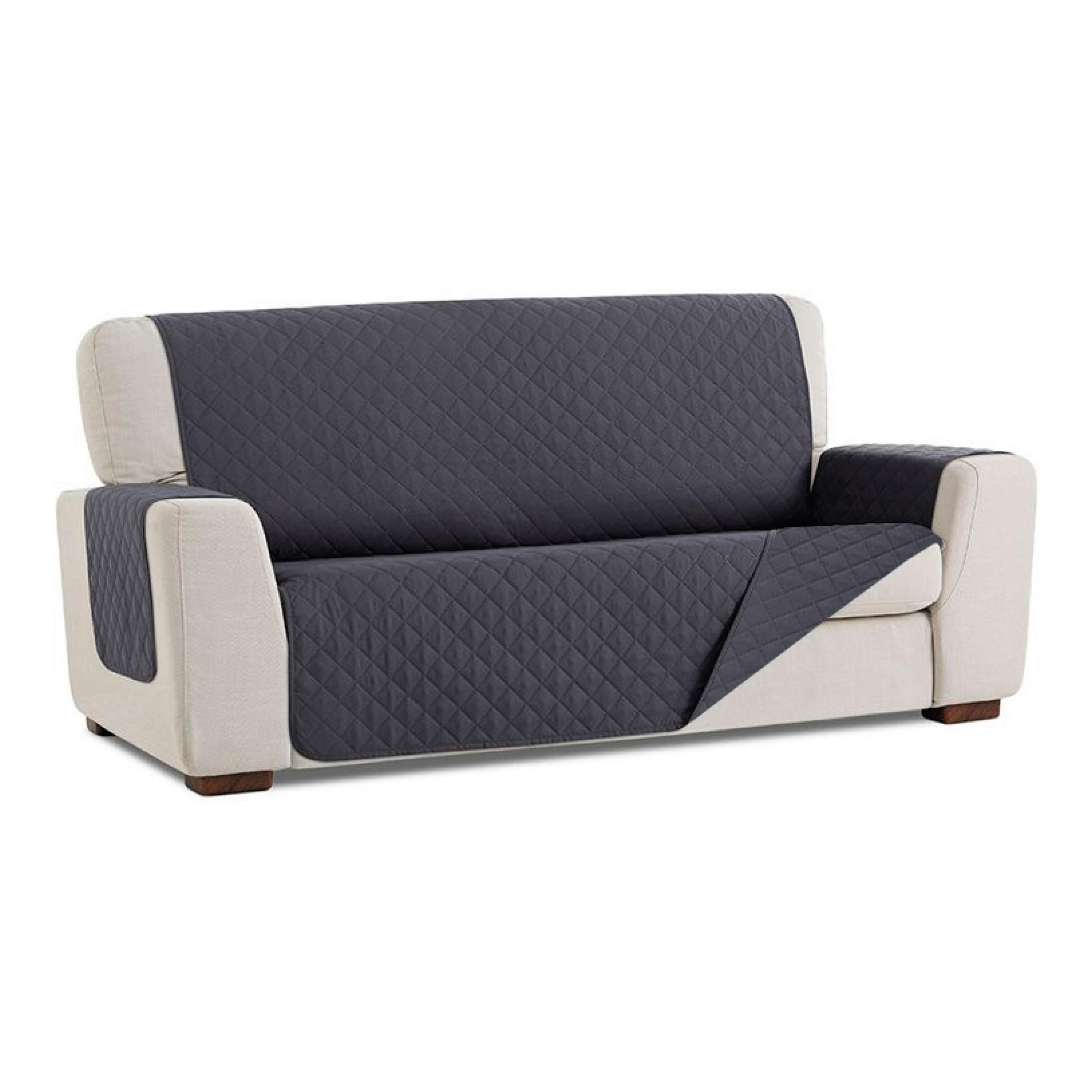 Vivid Torral - Funda Cubre Sofá, Protector Para Sofás Acolchado Reversible