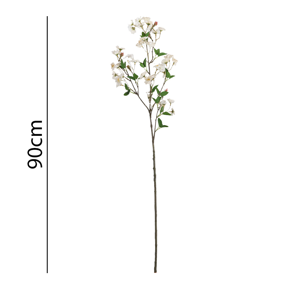 Poenia Arte Floral – Vara Flor de Cerezo Artificial 90 cm REF 631426 | Rama Decorativa Realista para Jarrones Altos, Centros de Mesa, Arreglos Florales, Decoración de Primavera, Bodas, Eventos y Espacios de Interior