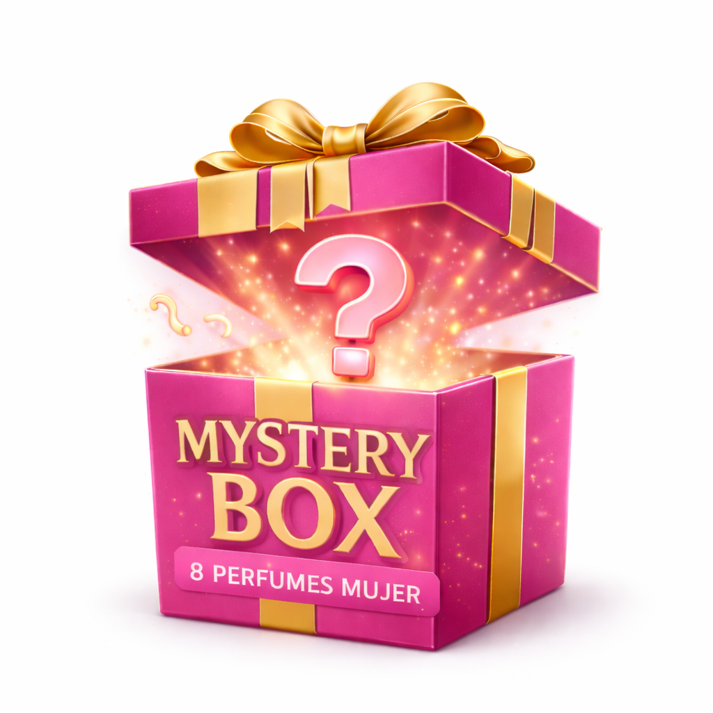 Mystery Box PRADY Mujer – Pack 8 Perfumes 90ml Spray (Selección Aleatoria) Perfume Femenino Caja Misteriosa