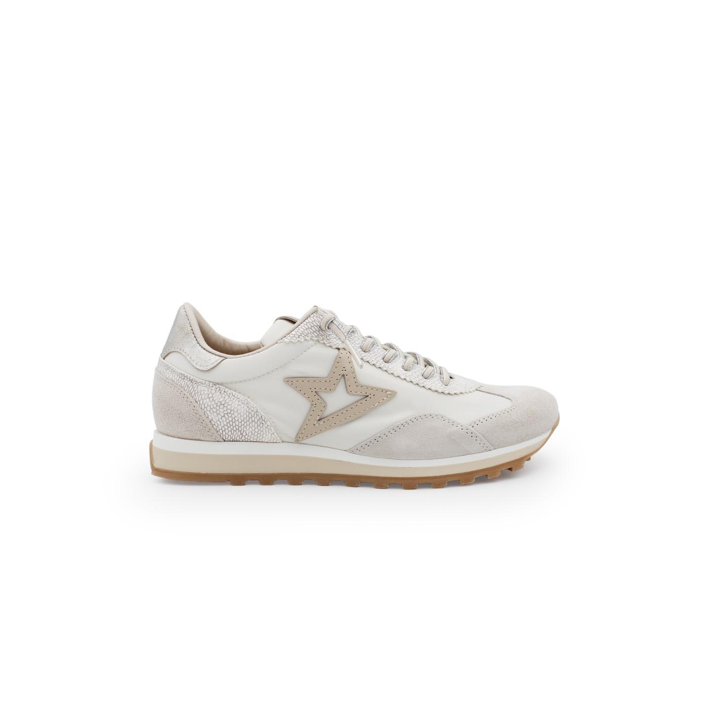 Zapatillas Cetti Mujer C-1259 Marfil Sneaker Transpirable