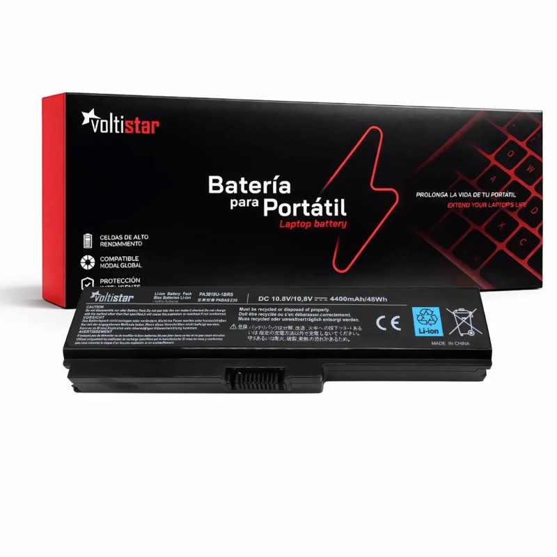 BATERÍA PARA PORTÁTIL TOSHIBA PA3817U-1BRS PA3817U-1BAS PA3634U-1BAS PA3634U-1BRS PA3636U-1BRL
