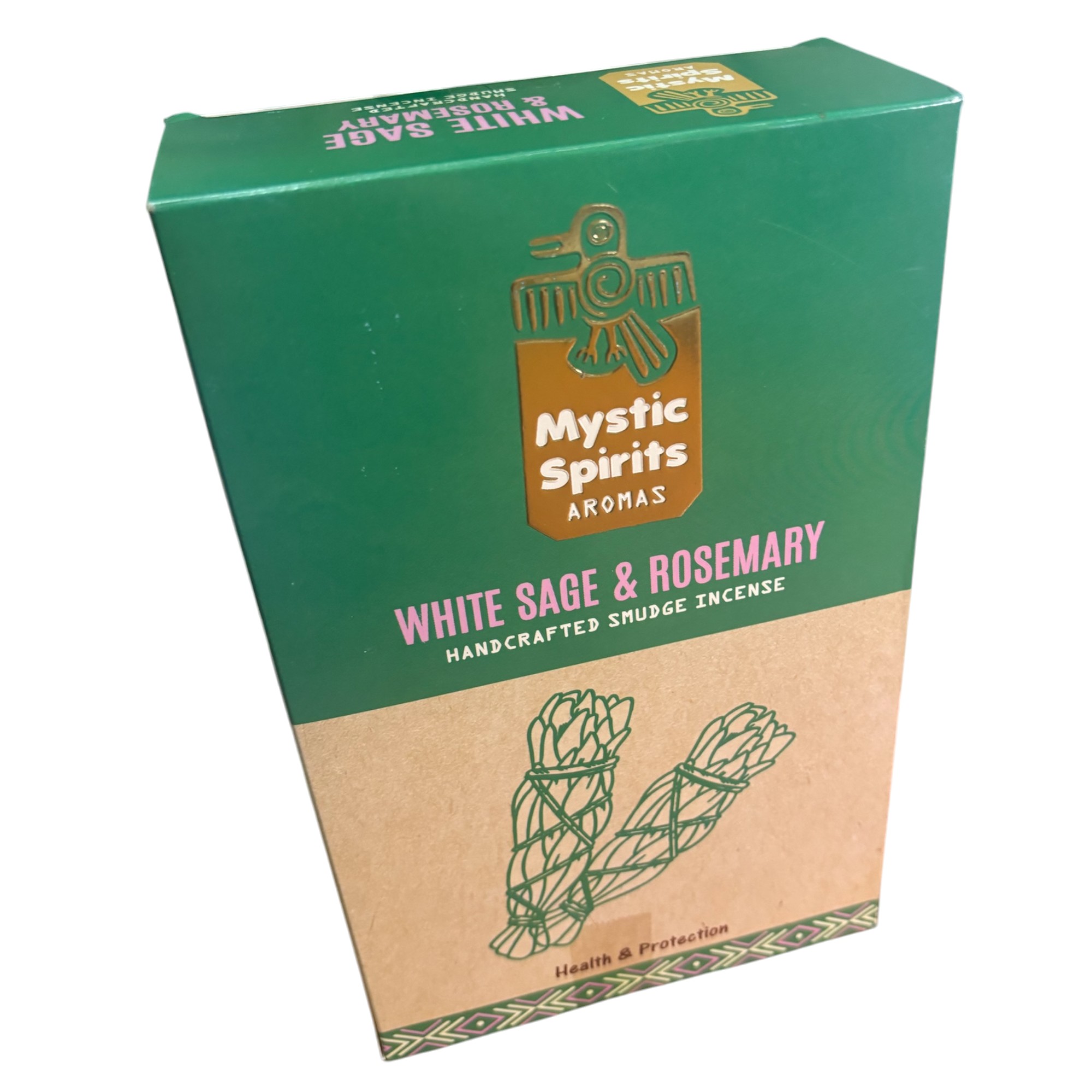 Mystic Spirits Sahumerios Artesanales - Surtido 12 Cajitas x 8 Varillas (96 palitos) - Salvia Blanca, Palo Santo y Lavanda - Larga Duración, Hecho a Mano en India