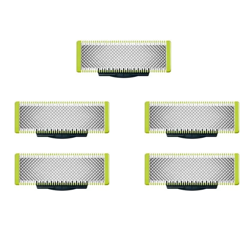 Cabezal De Repuesto Para Aparato De Peluquería OneBlade Compatible Con Modelos QP2520 QP2530 QP2630 QP6510 QP6520 QP2523 Material De Acero Inoxidable
