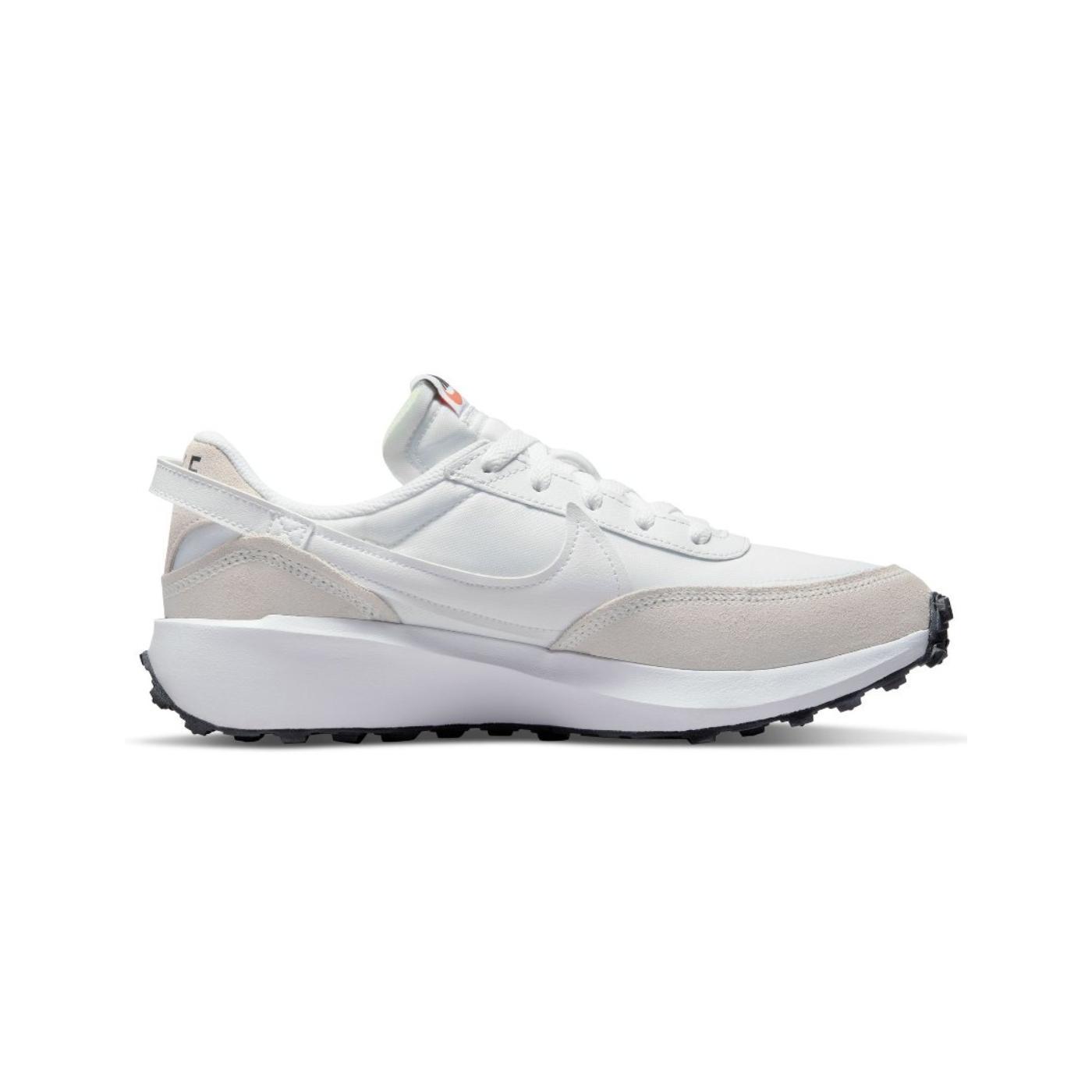 Zapatillas nike waffle debut blanco beige de mujer.