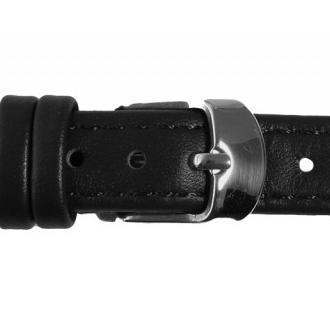 Mestre Artesão® Bracelete de Reloj Preta em Couro Genuíno – 14mm – 0481