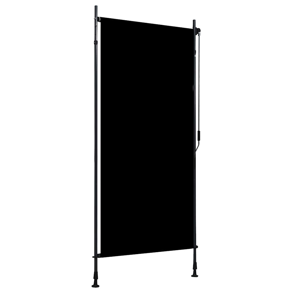 vidaXL Persiana enrollable exterior tela acero 100x270 cm Multicolor