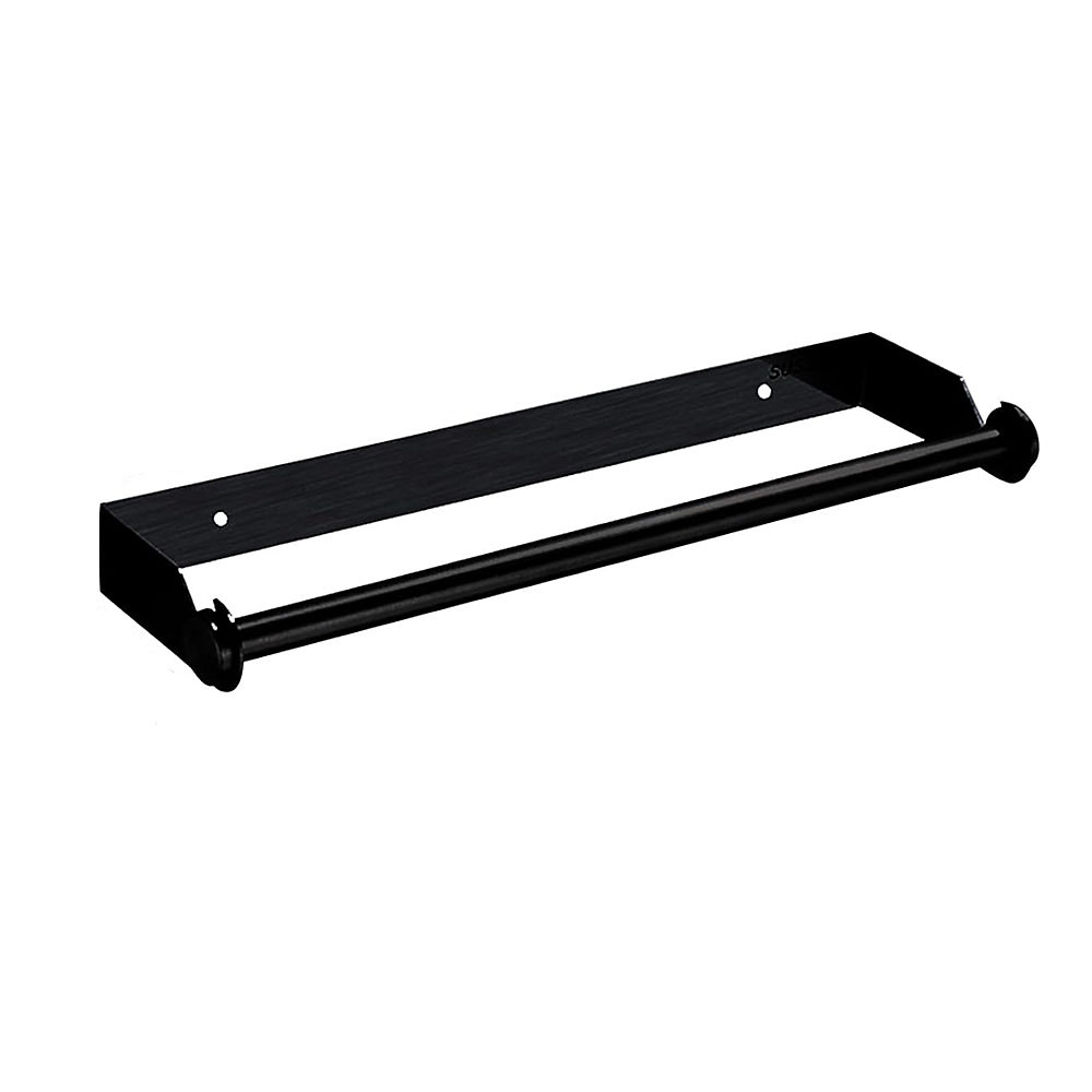 CA Portarrollos de papel higiénico de pared de 33 cm, acero inoxidable 304, sin perforaciones, para armarios, baños y aseos.