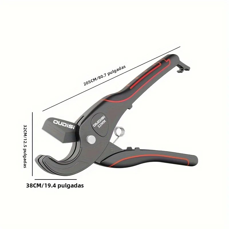 TK Cortador De Tubos 32MM De Aluminio Con Cuerpo De Aleación Y Tijeras De Rosca Herramienta Manual Para PVC/PU/PP/PE