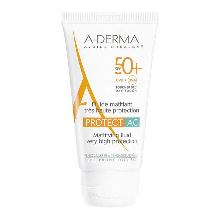 Aderma Protect Ac Fluido Matificante Spf 50+  40 Ml
