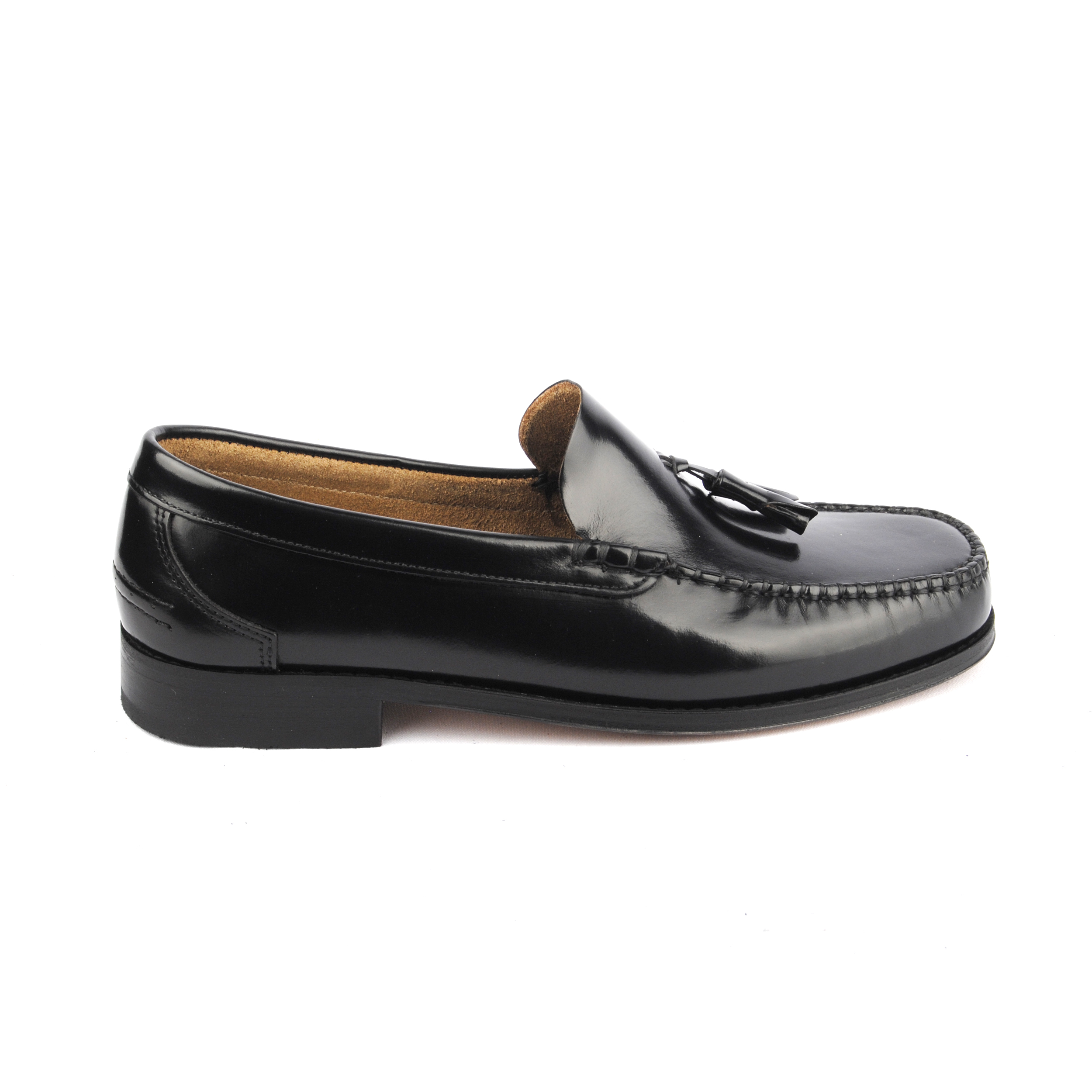 Sotoalto Mocasín Royal Flex B para hombre - cosido a mano, cuero flexible y taloneta acolchada