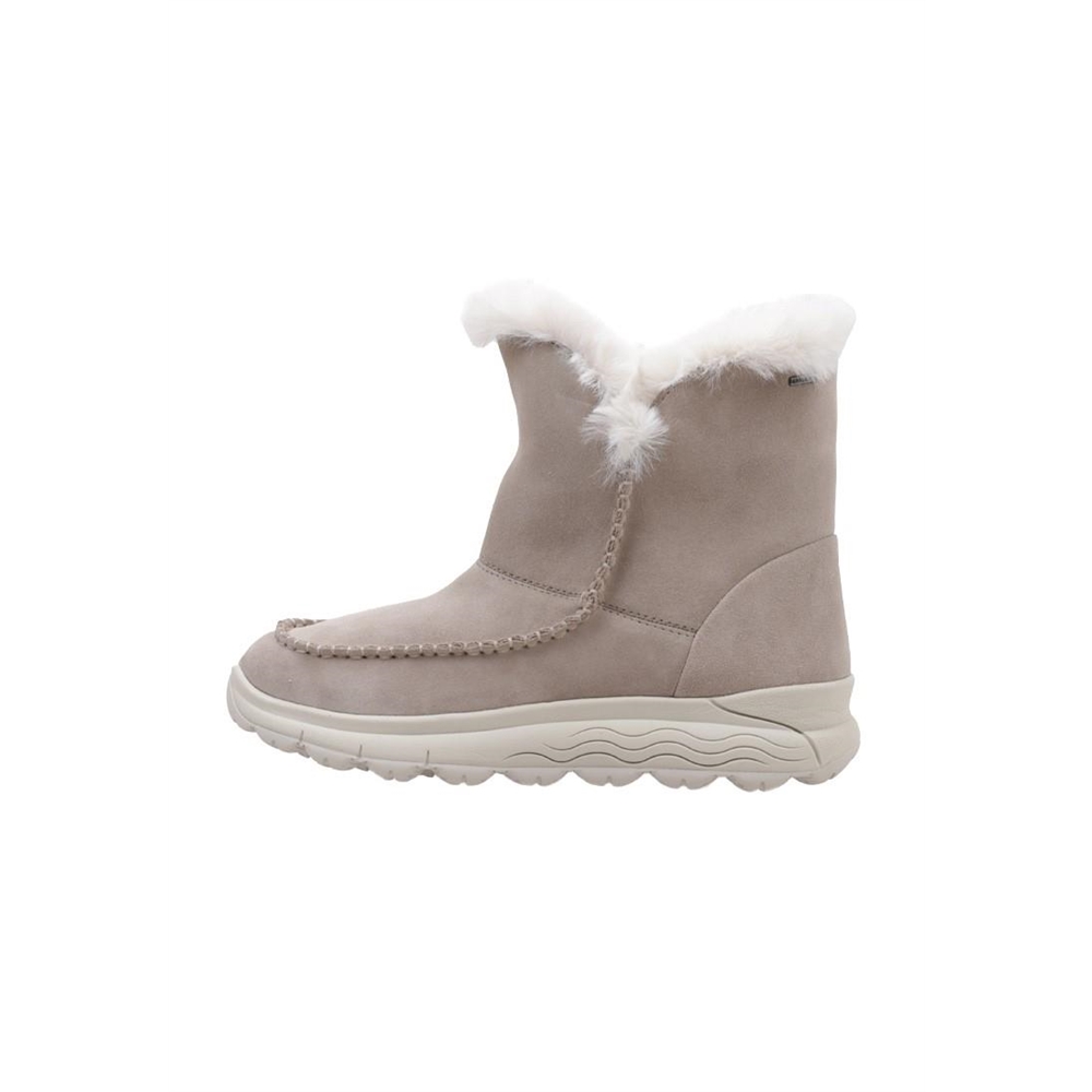 Geox D SPHERICA 4X4 B ABX Botines Planos Mujer Beige