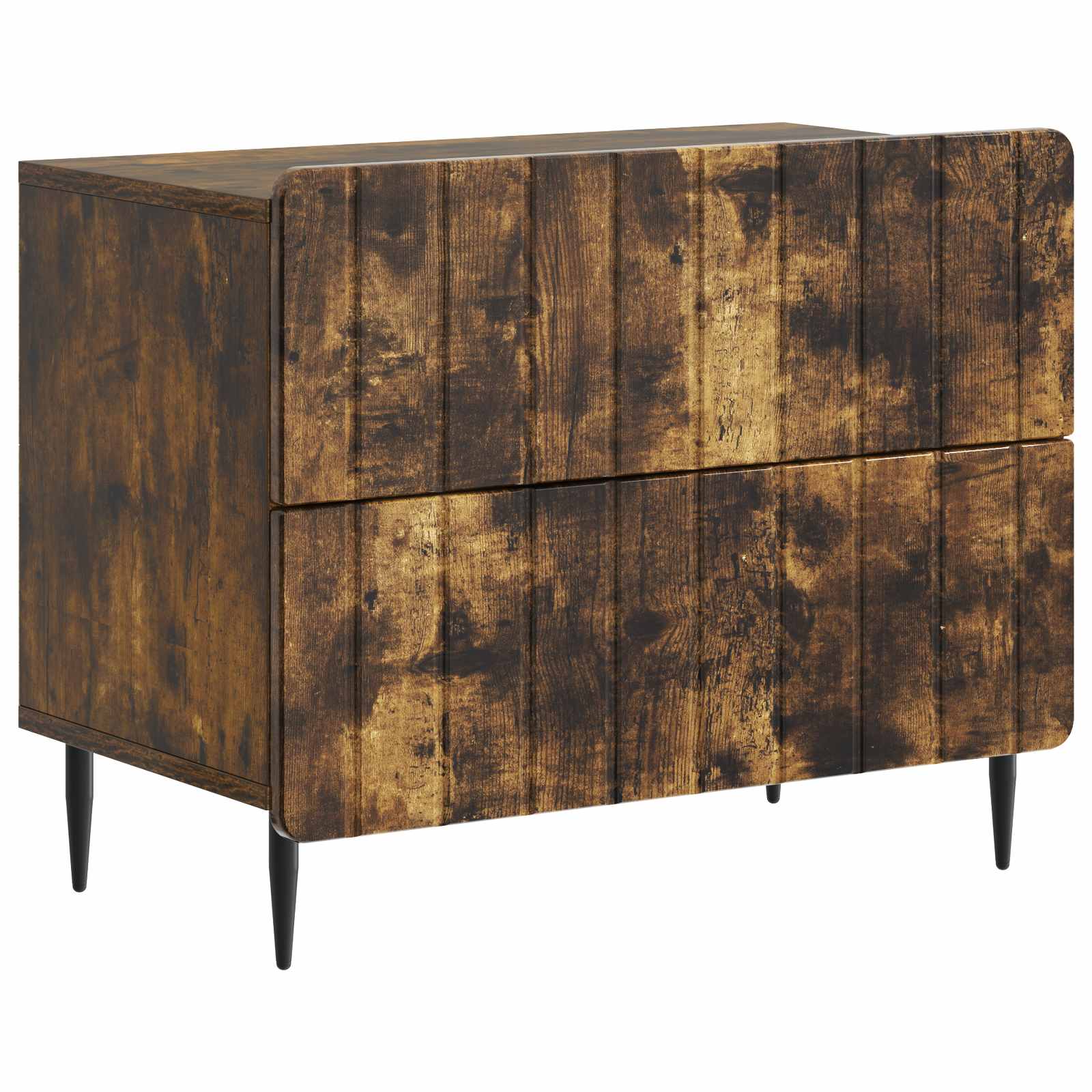 vidaXL Armario de Noche 62 x 34,5 x 49,5 cm Madera de ingeniería Multicolor