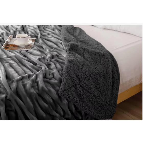 Mantas Sofa/Cama Reversible Sedalina Plaid Franela Moderna, Manta Polar de Sherpa Multiuso con Microfibra Extra Suave y Borreguitos, 3 medidas, 8 colores