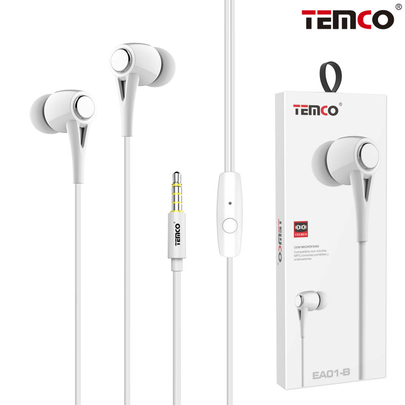 Auriculares Intrauditivos con Mic EA01 Blanco