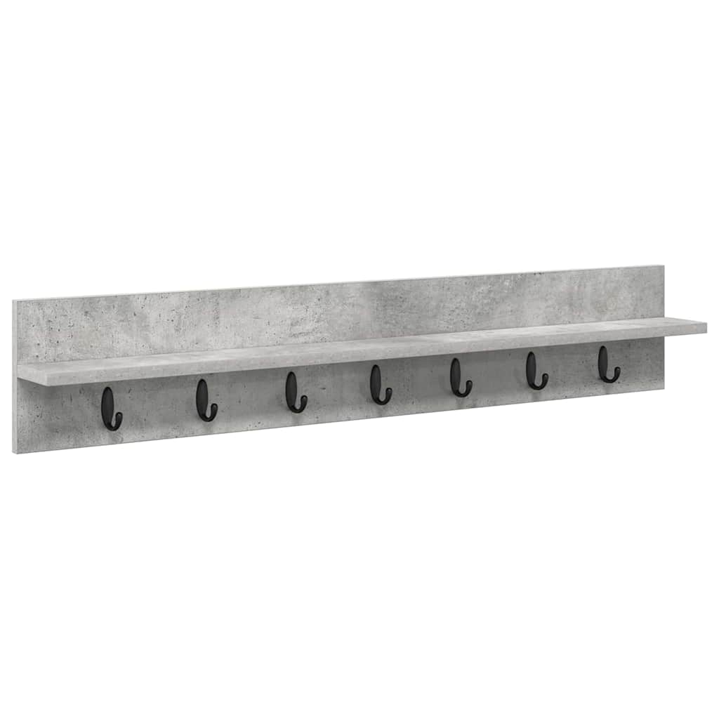 vidaXL Perchero de pared Montada en la pared 100 x 10,5 x 18 cm Multicolor