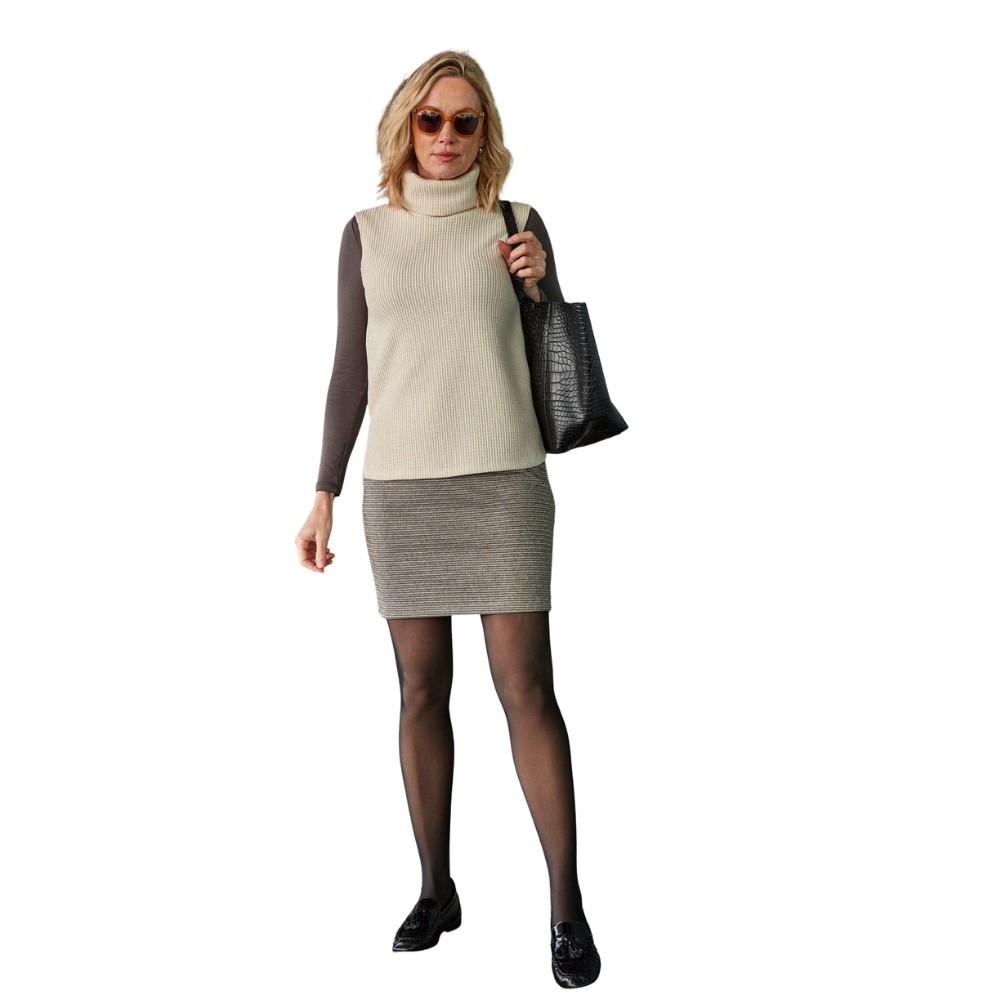 JANIRA panty mujer invierno negro NUDE LOOK