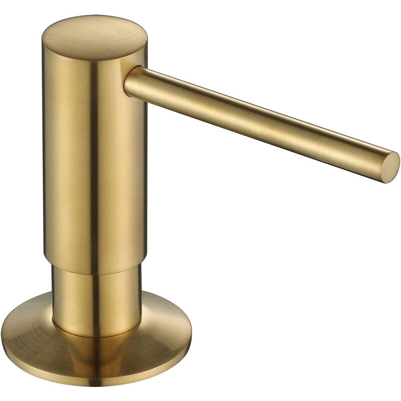 CA Bomba de jabón Dispensador de Jabón Líquido botella de 500ml Accesorios de Cocina (Gold)
