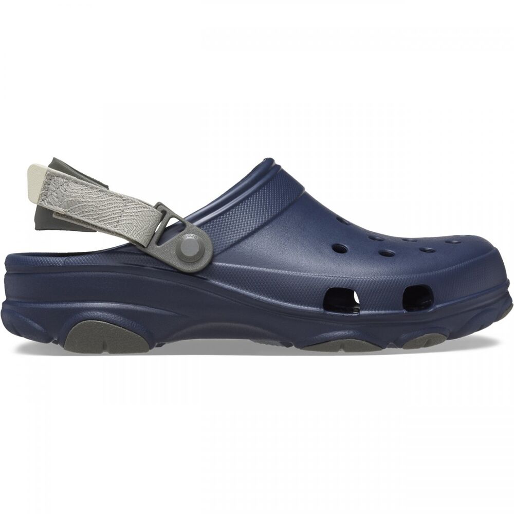 Zuecos Azules Crocs All Terrain U Navy-Dusty Olive