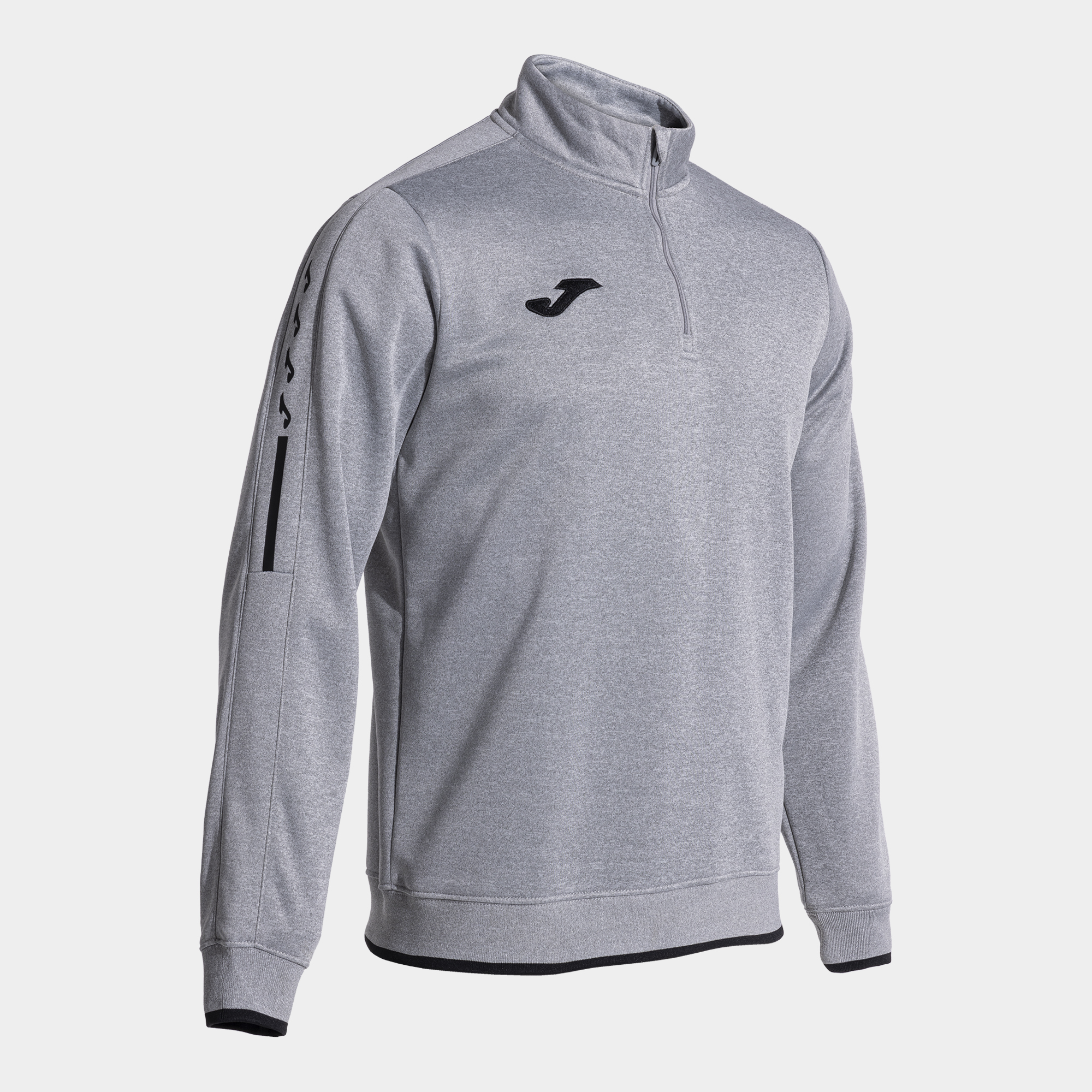 JOMA SUDADERA OLIMPIADA GRIS MELANGE NEGRO Talla 4 (6XS) Niño Junior