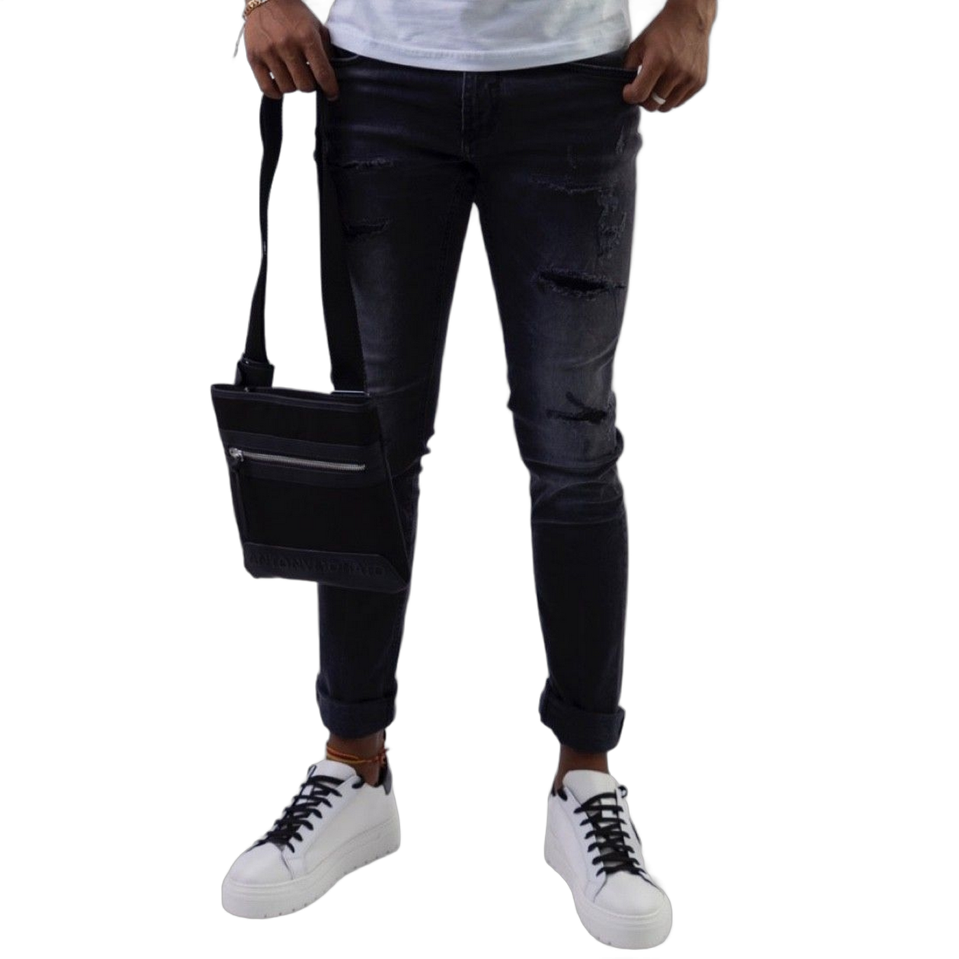 Jeans Antony Morato Fit Cropped Negro  Moderno, Ropa casual