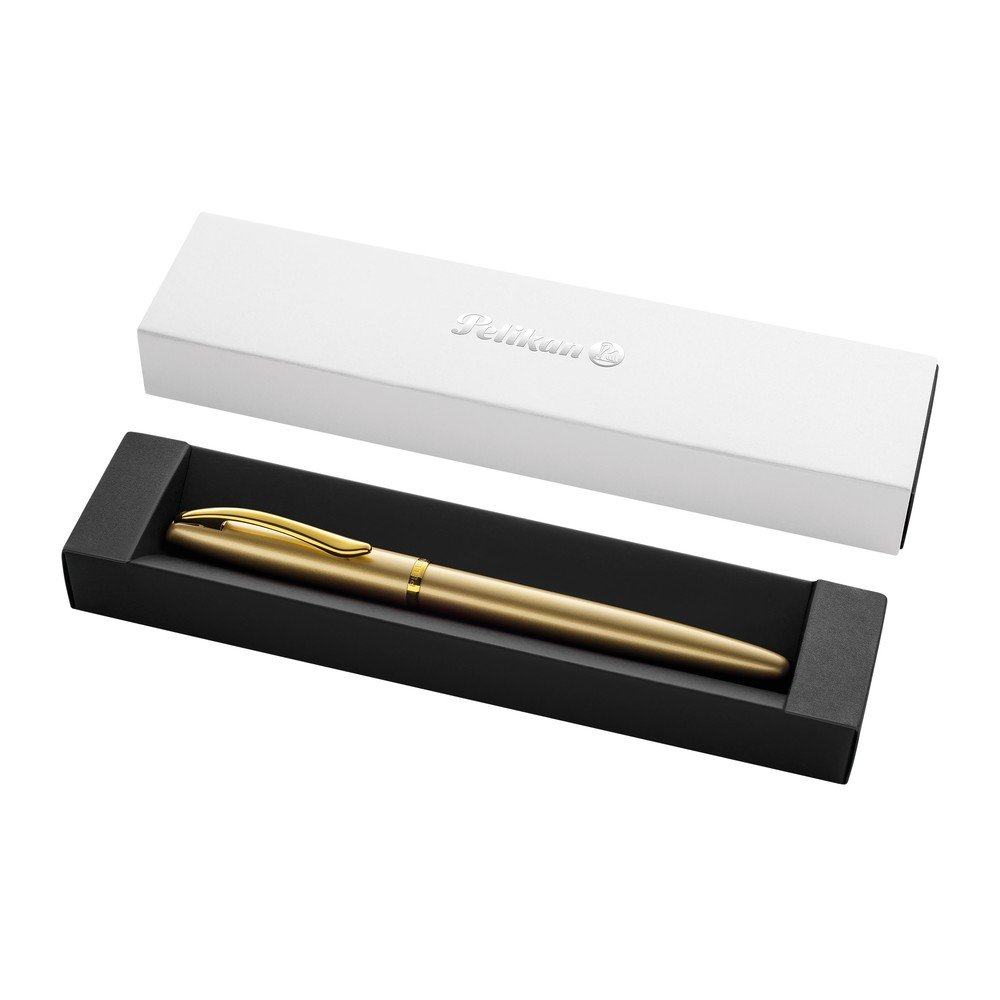 PELIKAN  PLUMA ESTILOGRAFICA PELIKAN JAZZ NOBLE ORO JAZZ 18x4x2 Cms.