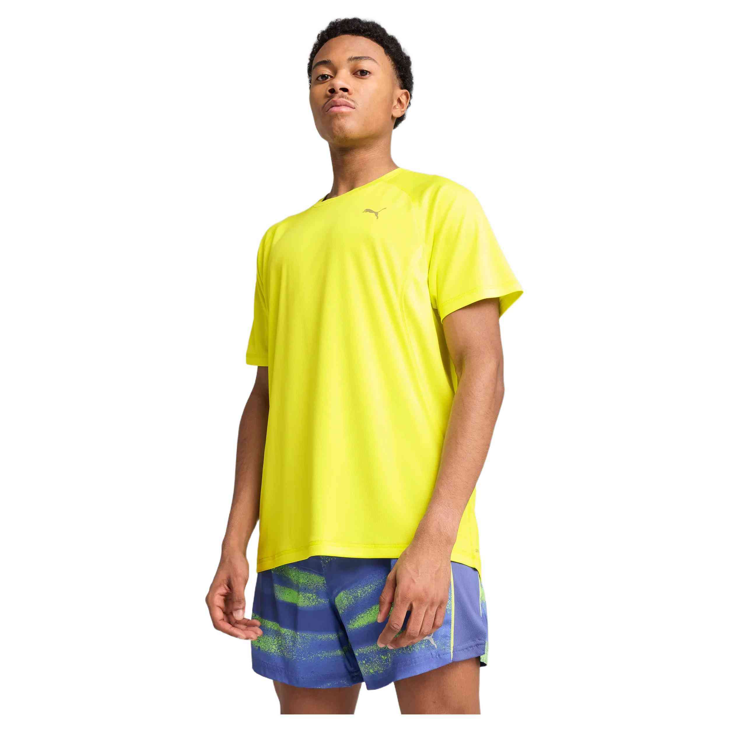 Camisetas De Manga Corta Puma modelo 526600-39 para hombre y mujer en color Amarillo