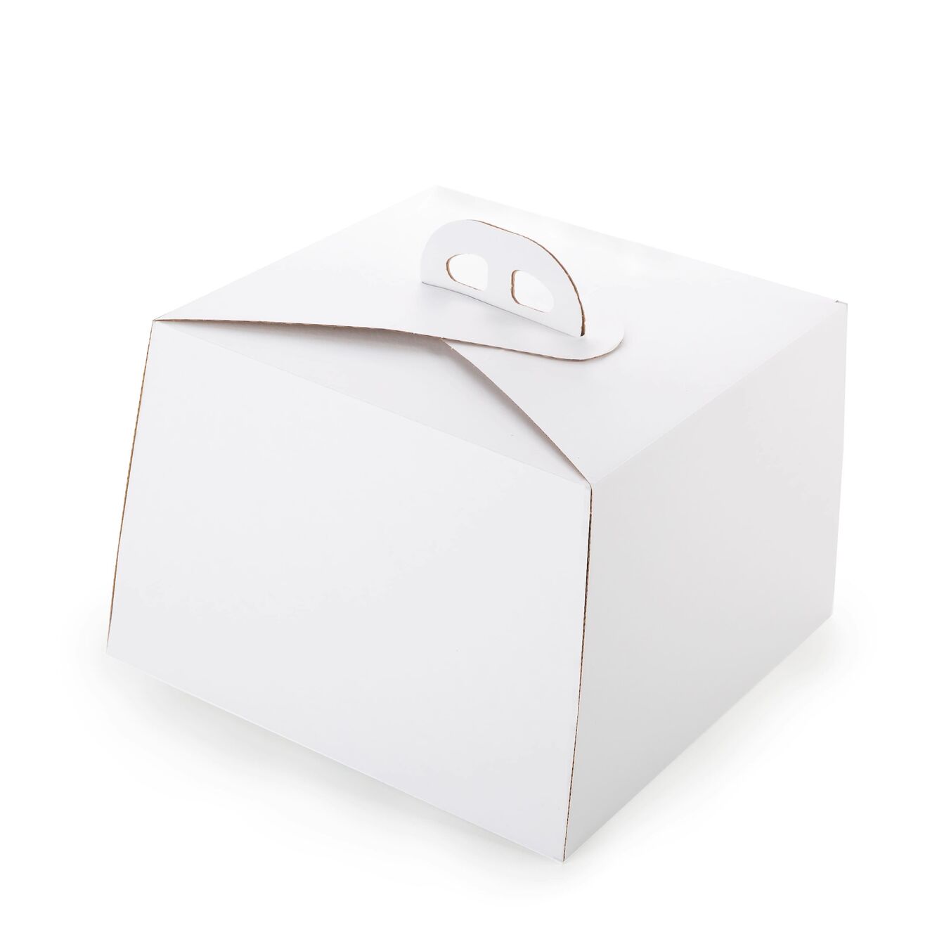 Glotomania Caja para Tarta Blanca RIO 29 Cm - Cartón Extra-Resistente