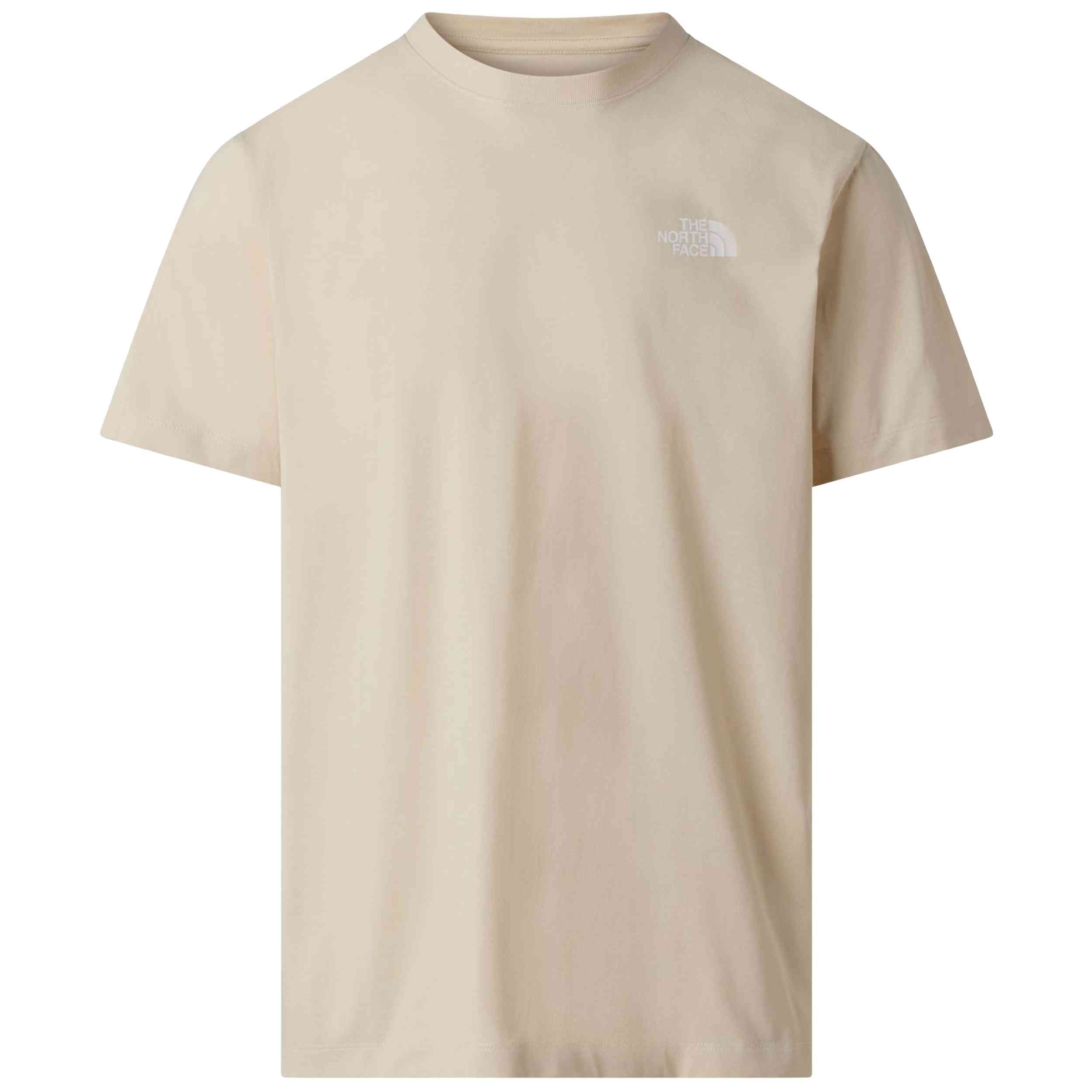 Camiseta De Manga Corta The North Face modelo NSE Box Celebration para hombre y mujer en color Beige