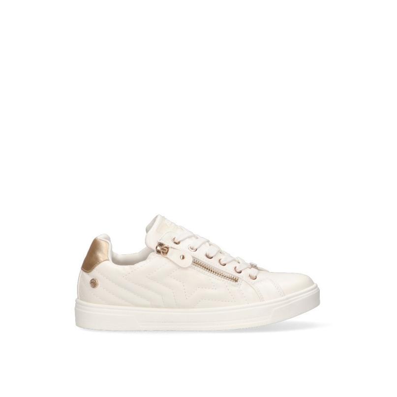 Zapatillas Basico Xti - Mujer - Suela Plana - Modelo 141579 - Color Blanco