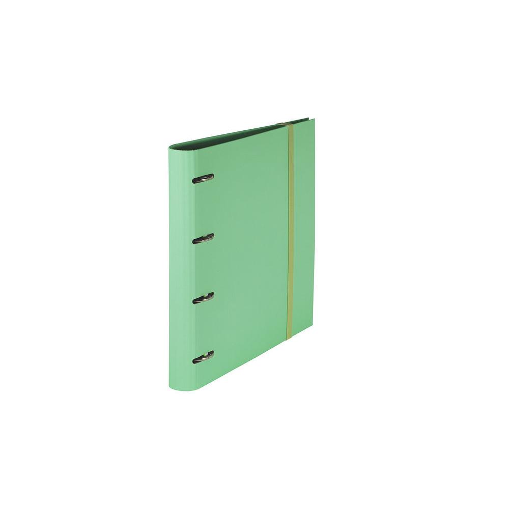 PARDO CARPEBLOCK A4 PP FOAM VERDE PASTEL 4 ANILLAS 35MM CARPEBLOC 32x28x5 Cms.