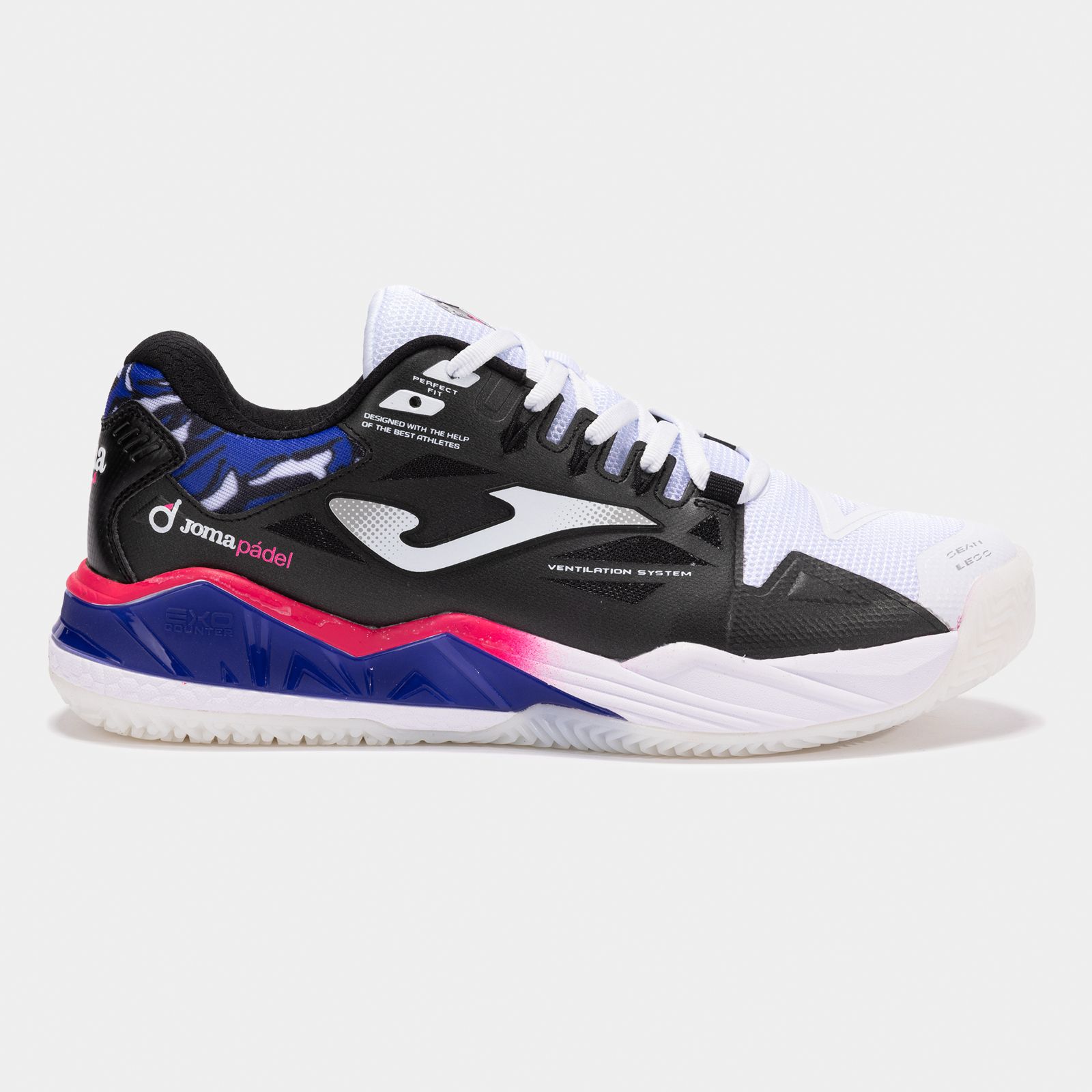 Zapatillas Joma Pádel Spin Negro Hombre - Colección Zapatillas Joma Pádel 2025