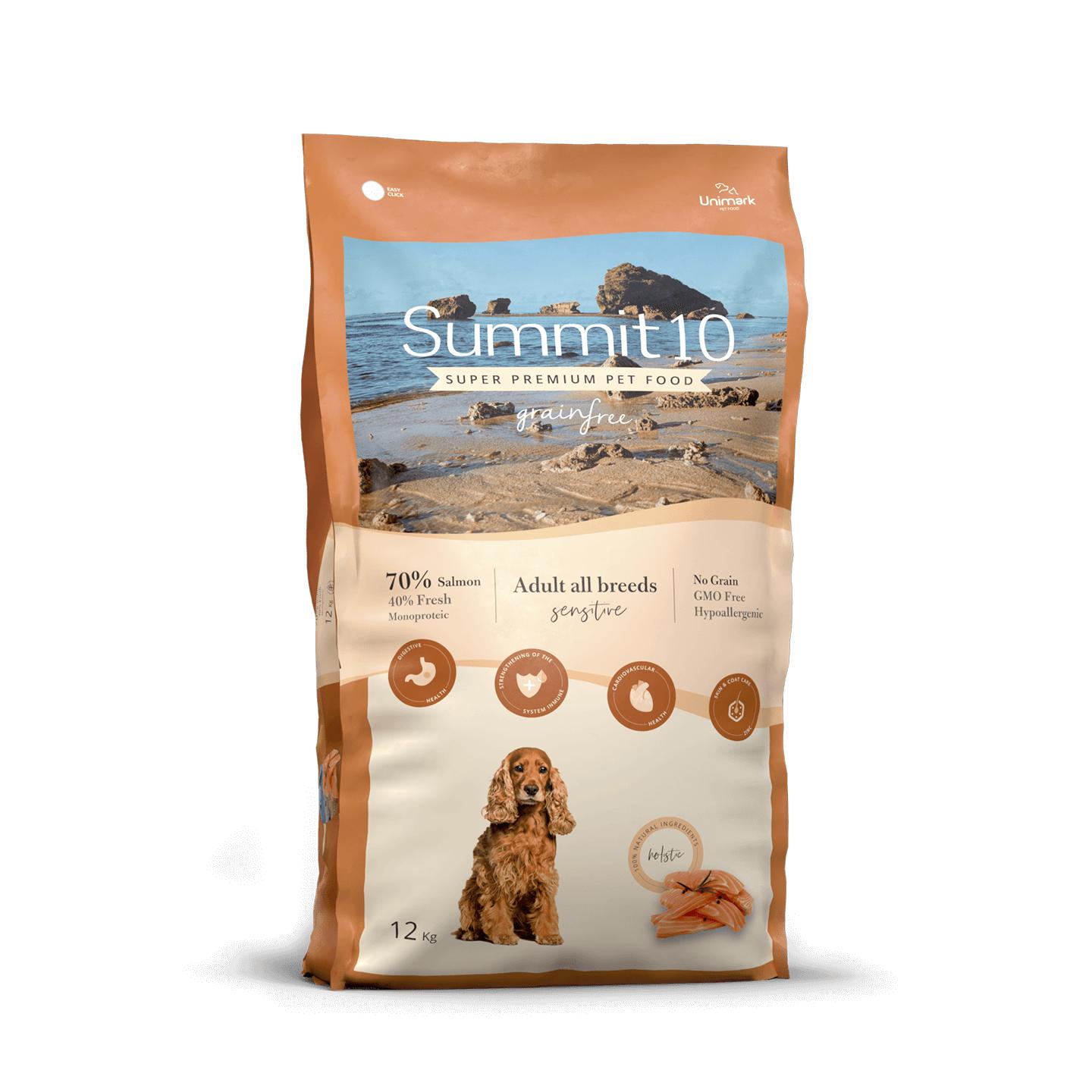 Summit 10 Grain Free Adult Salmón 12 Kg