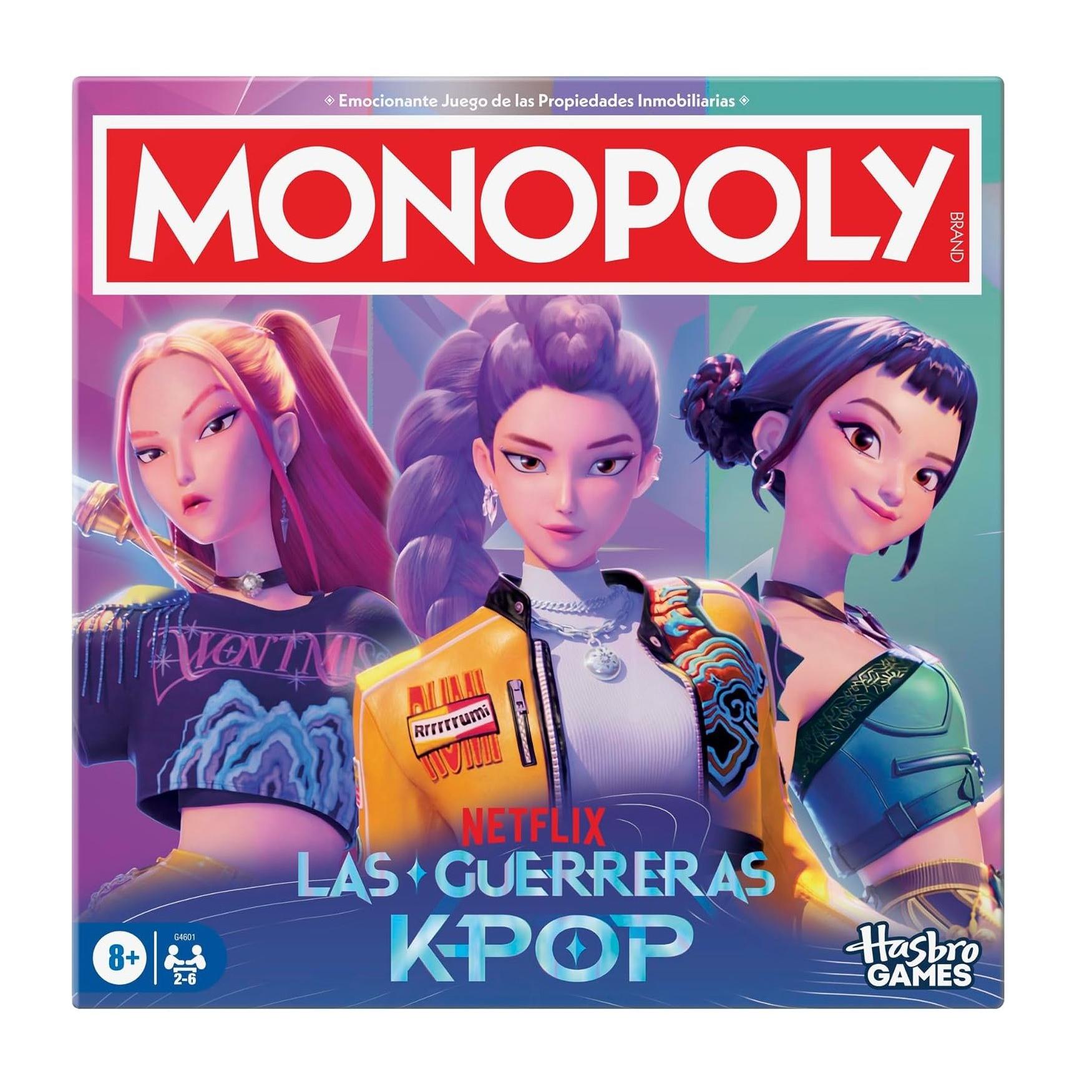 Monopoly K-pop Demon Hunters 2 a 6 Jugadores + 8 años Hasbro G4601