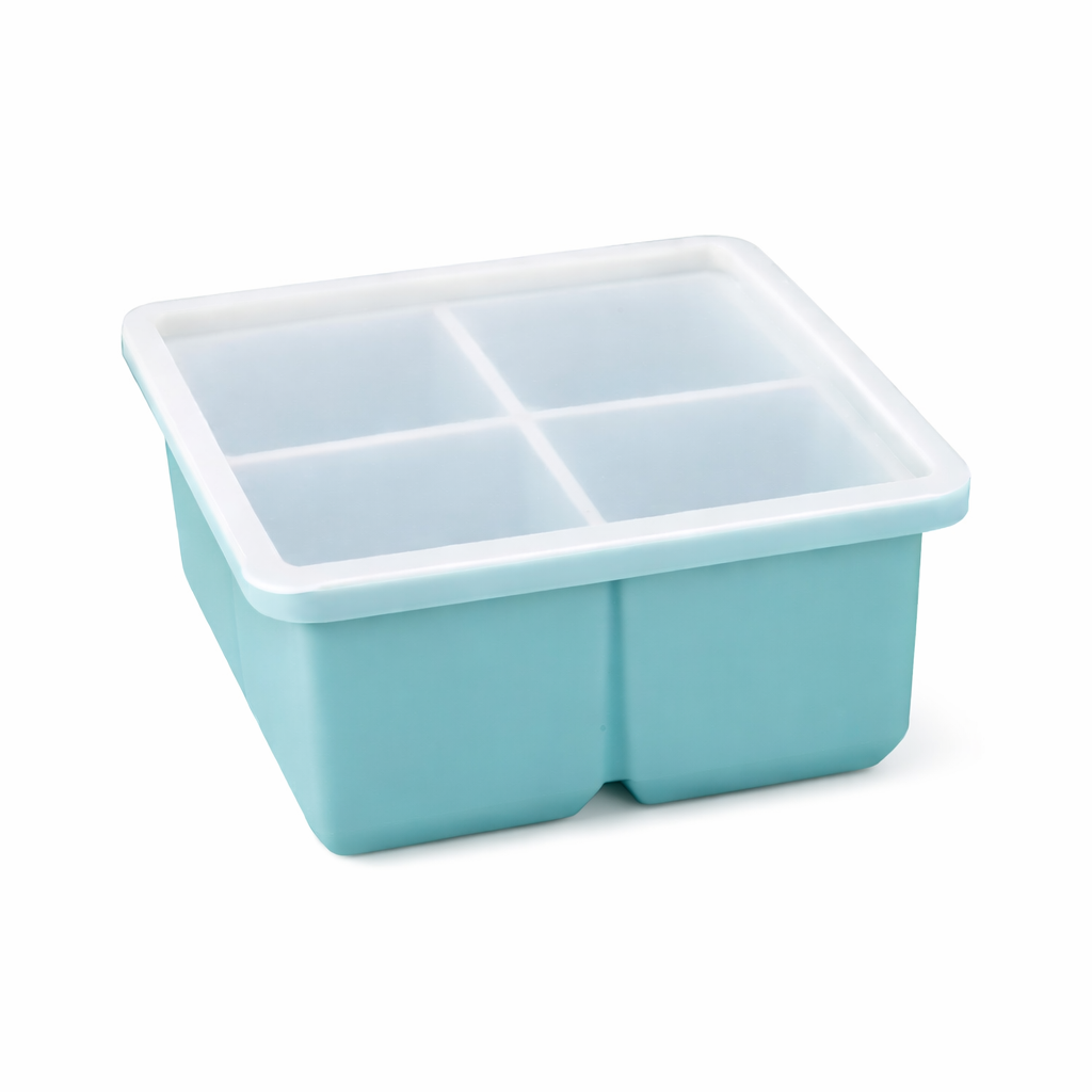 Molde de Hielo Esférico de Silicona – 4 Bolas Grandes de 4,5 cm – Disponible en 1 o 2 Piezas – 3 Colores a Elegir (Gris, Rosa, Azul), ✅ Envíos a España en 48/72h