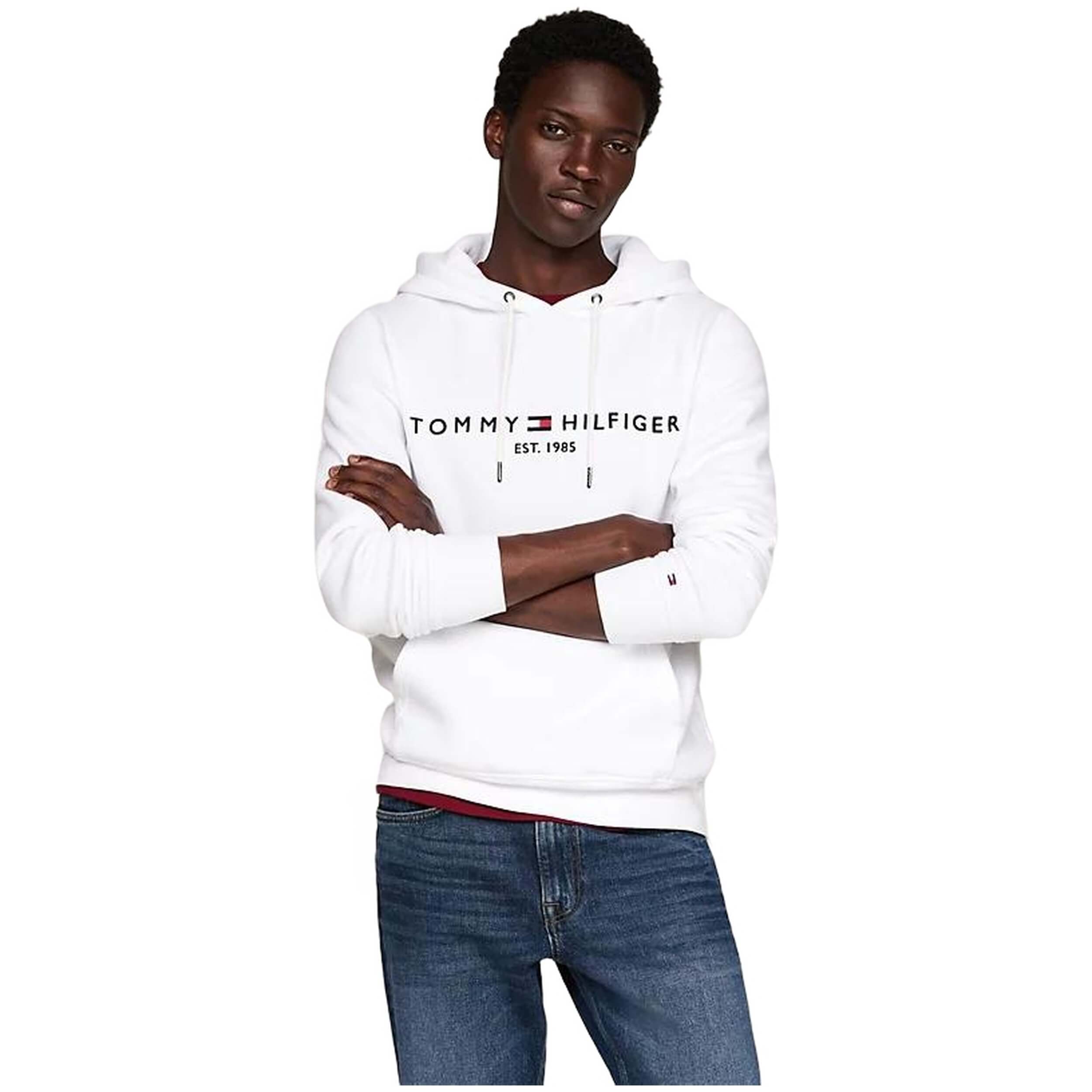Sudaderas Con Capucha Tommy Hilfiger modelo MW0MW11599YBR para Hombre en color Blanco