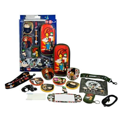 Fundas Y Almacenamiento Indeca Pack Accesorios Phineas & Ferb ( PSP - )