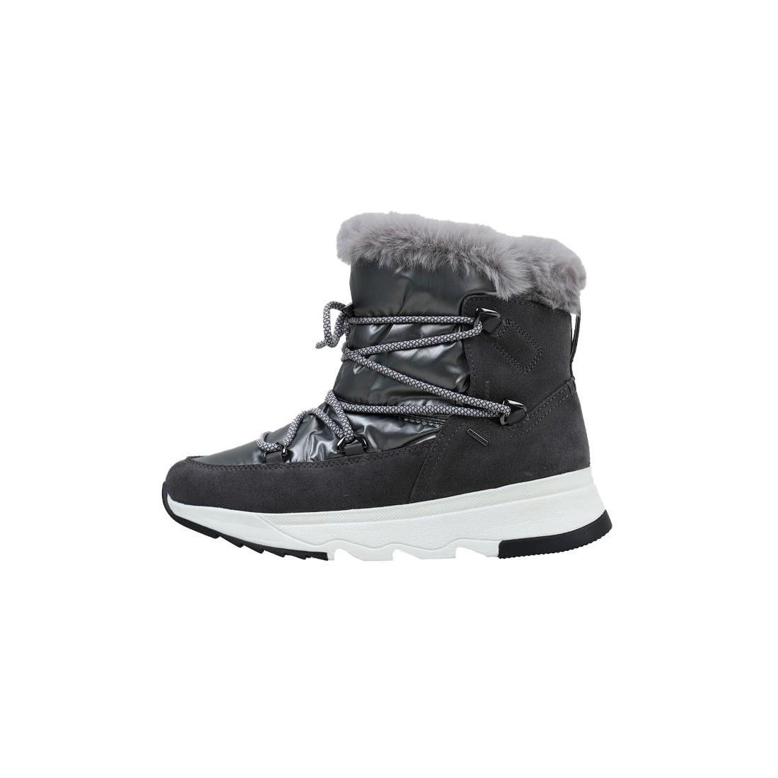 Botas Geox D FALENA Gris Mujer - Mantén Tus Pies Calentitos y Cómodos