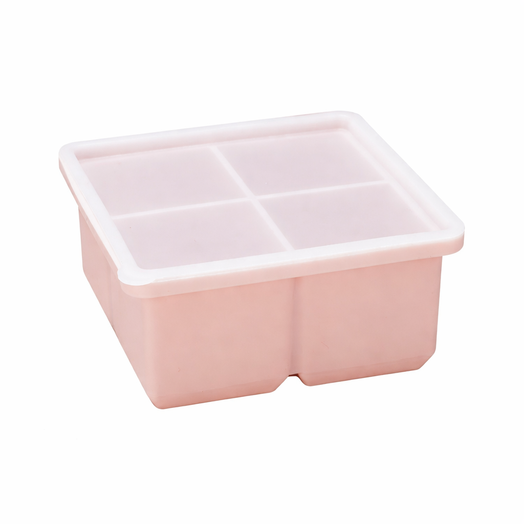 Molde de Hielo Esférico de Silicona – 4 Bolas Grandes de 4,5 cm – Disponible en 1 o 2 Piezas – 3 Colores a Elegir (Gris, Rosa, Azul), ✅ Envíos a España en 48/72h