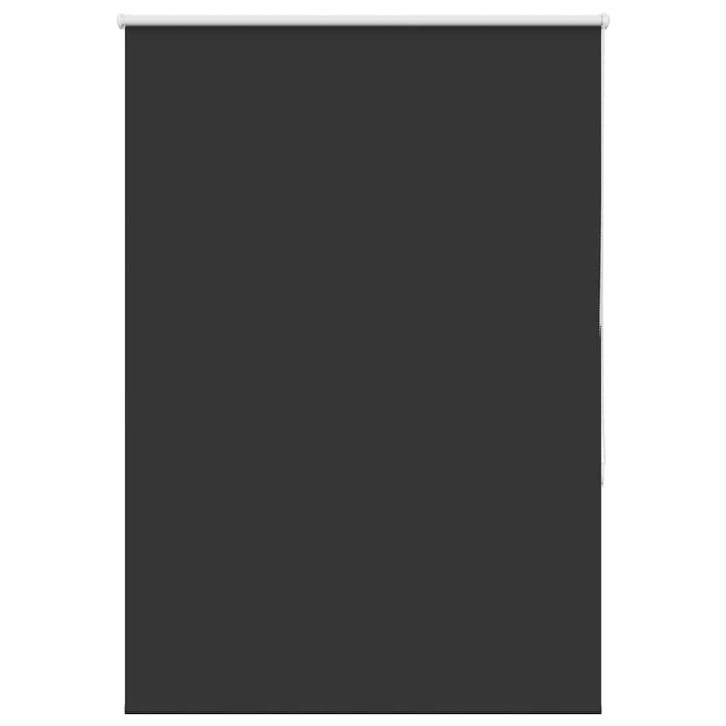 vidaXL Estor Enrollable Opaco negro 90x130 cm Tela Ancho 85,7 cm