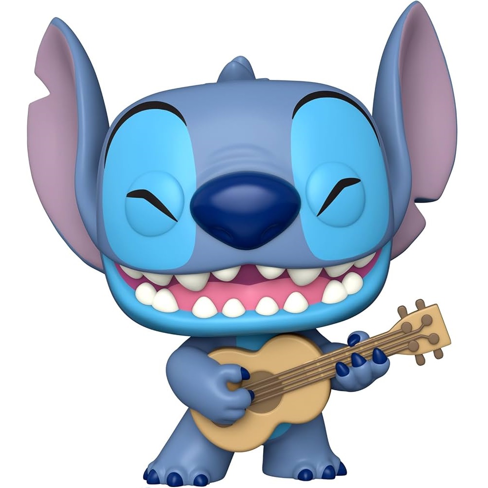 FUNKO POP! DISNEY LILO & STITCH - STITCH CON UKELELE 25 CM, 76786, Nº1419, TIENDA CON LICENCIA OFICIAL