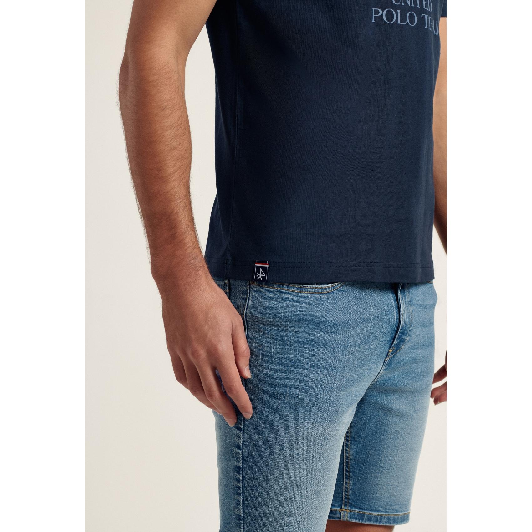 Bermuda jeans Valecuatro azul claro