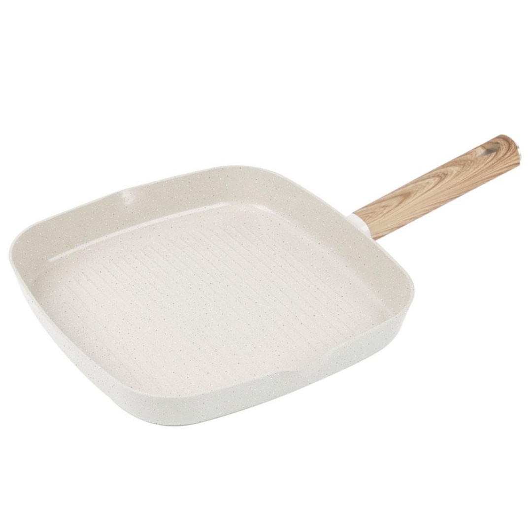 TopRed | Placa para Grill Cuadrada 28x28 cm de Quttin, Sartén Multifunción con Recubrimiento Antiadherente, Perfecta para Cocinar Sándwiches, Carnes y Verduras en Hogar o Actividades al Aire Libre