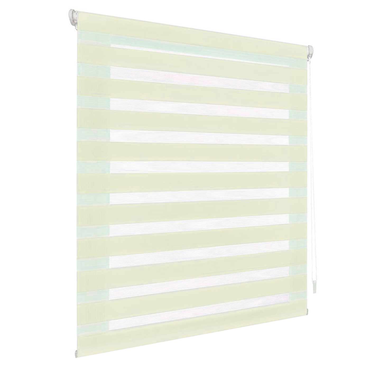 Estor Enrollable de Doble Capa Noche y Día Persiana Enrollable para Ventana Combina Tejido Liso y Opaco, Sistema de Seguridad Infantil