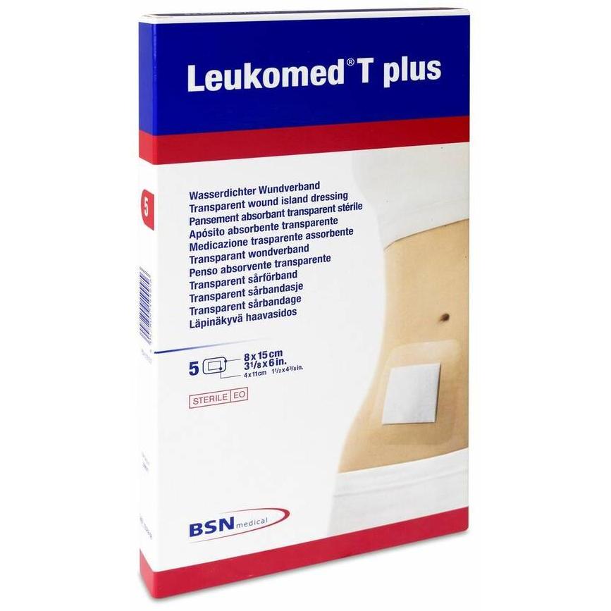 Leukoplast Leukomed T Plus 8 X 15 Cm, 5 Uds