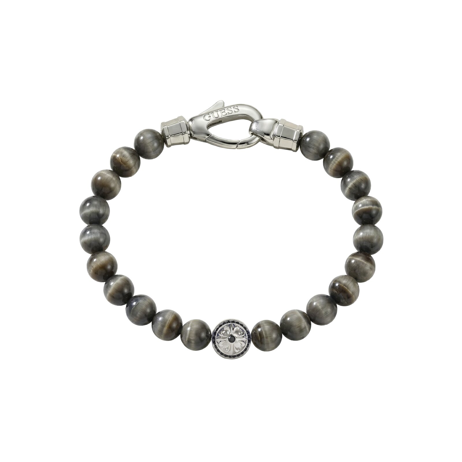 Guess Pulsera Hombre Life In Tokyo De Acero Plateado Jumb06096jwstgrs