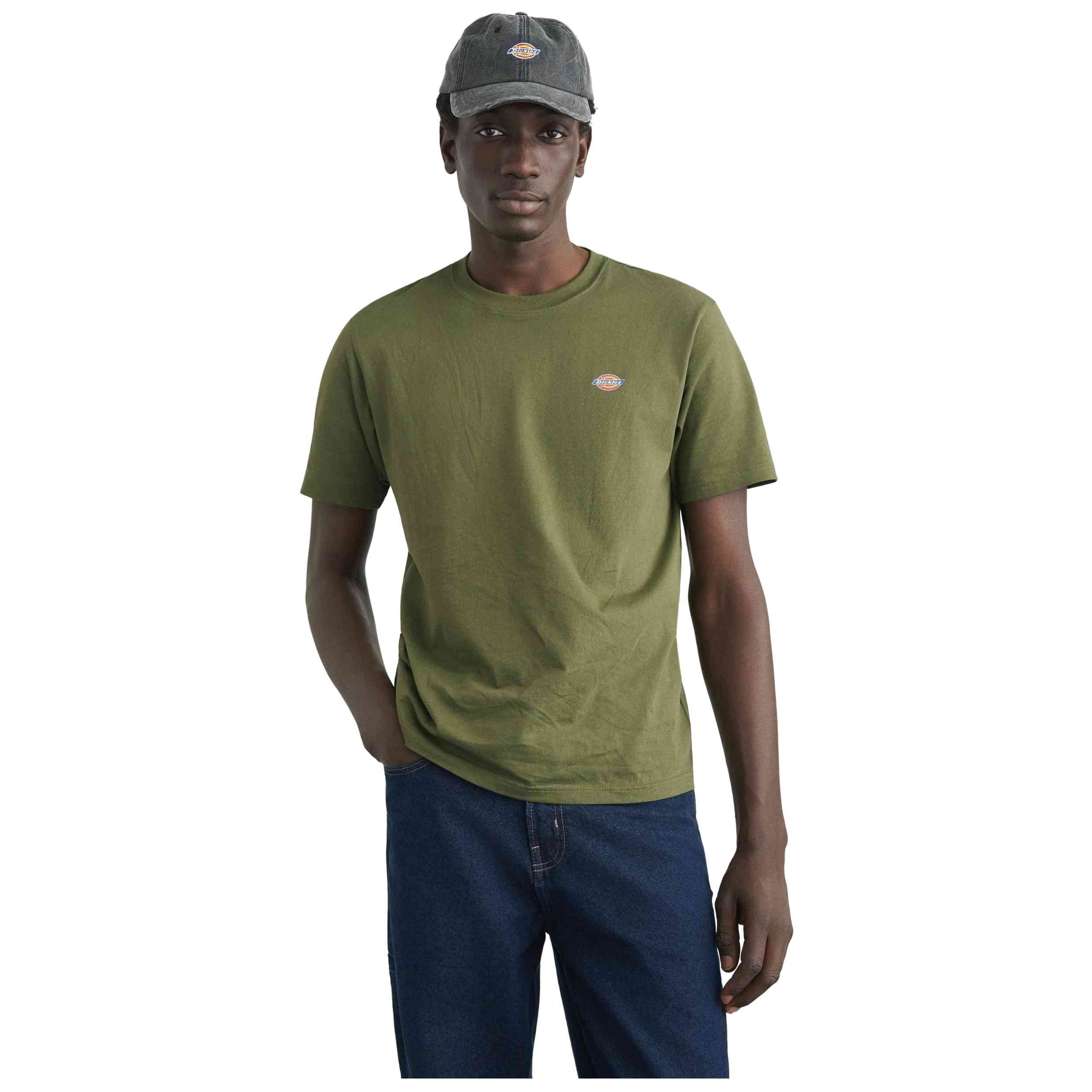 Camiseta De Manga Corta Dickies modelo Mapleton para Hombre en color Verde