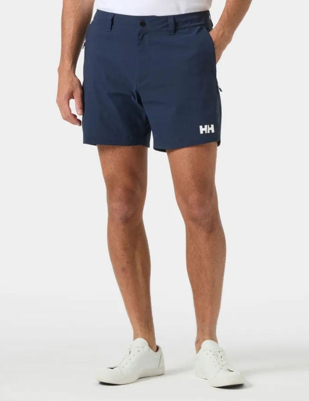 Bermuda HH Move Quick Dry 6” Marino Hombre