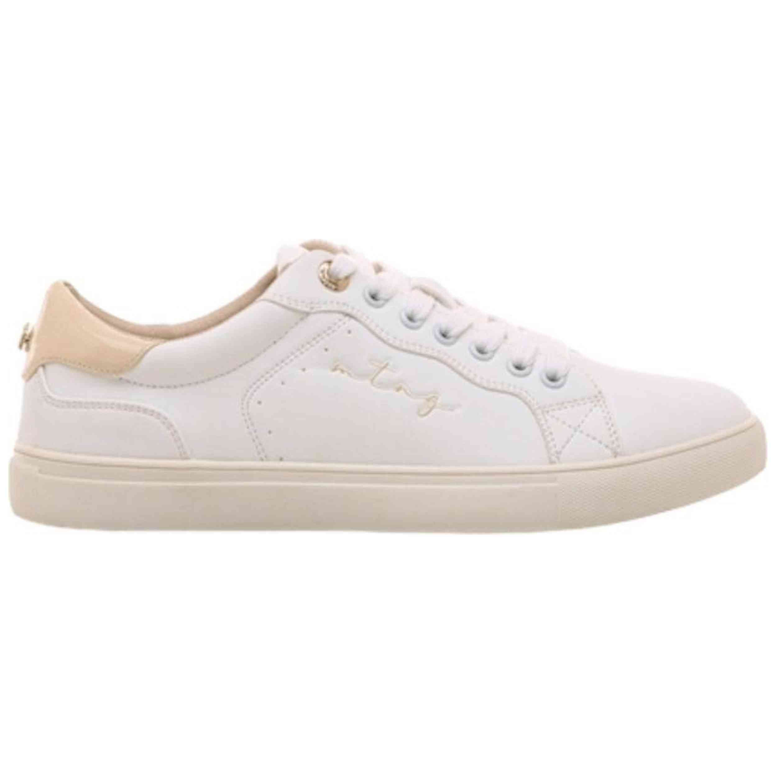 Zapatillas Mustang modelo 60406-C55338 para Mujer en color Blanco